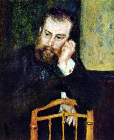 Pierre-Auguste Renoir Portrait of the painter Alfred Sisley
