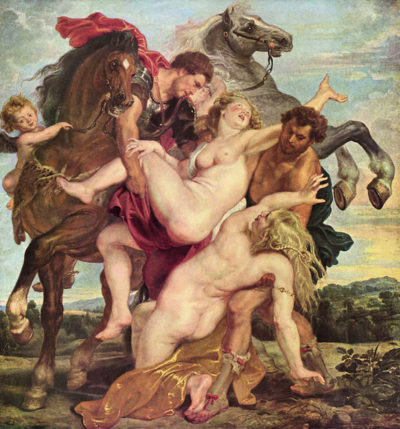 Peter Paul Rubens Rape of the daughters of Leukippos