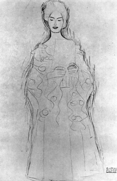 Gustav Klimt Reading woman II