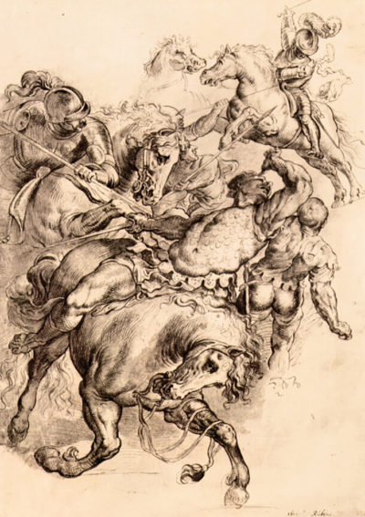 Peter Paul Rubens Reiter battle