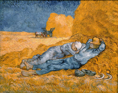 Vincent van Gogh Rest from work