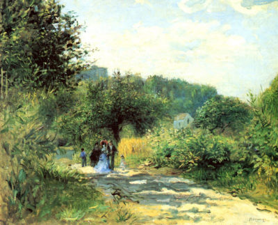 Pierre-Auguste Renoir Road to Louveciennes