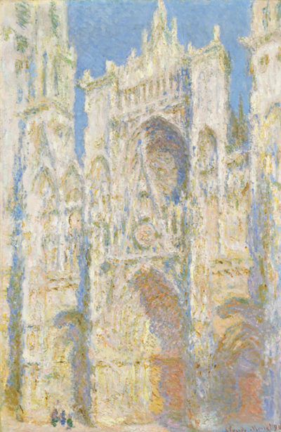 Claude Monet Rouen Cathedral in sunlight