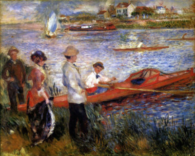 Pierre-Auguste Renoir Rowers from Chatou