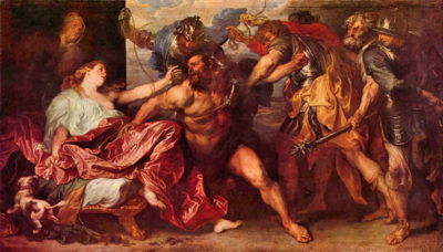Antoon van Dyck Samson and Delilah