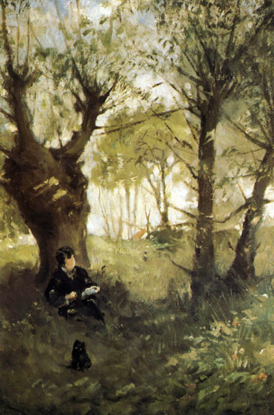 Berthe Morisot Scene in Auvers
