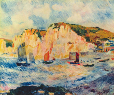 Pierre-Auguste Renoir Sea and Cliffs
