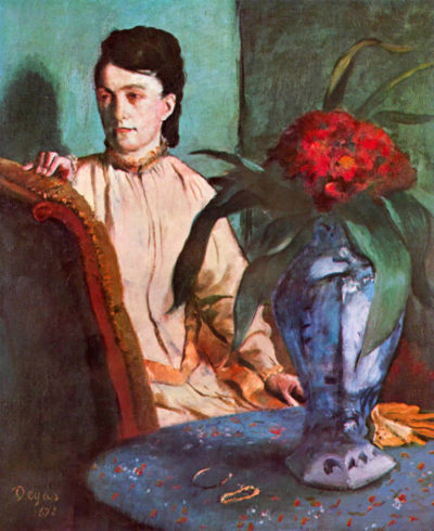Edgar Degas Seated woman