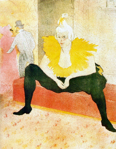 Henri de Toulouse-Lautrec Sitting Clown