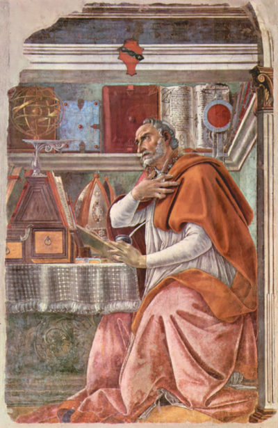 Sandro Botticelli St. Augustine in prayer