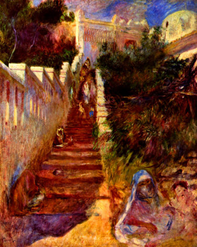 Pierre-Auguste Renoir Stairs in Algier