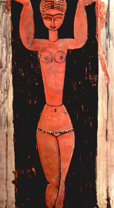 Amedeo Clemente Modigliani Standing Karyatide