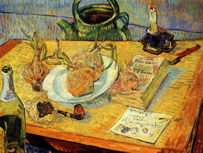 Vincent van Gogh Still Life Drawing Board Pipe Onions and Sealing-Wax