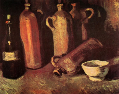 Vincent van Gogh Still Life with Four Stone Bottles