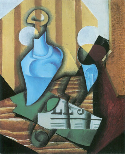 Juan Gris Still Life with bottle and glass