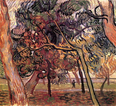 Vincent van Gogh Study of Pine Trees