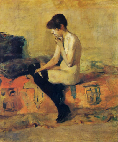 Henri de Toulouse-Lautrec Study of a feminine nude
