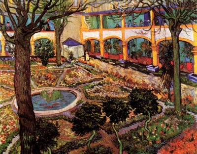 Vincent van Gogh The Courtyard of the Hospital at Arles