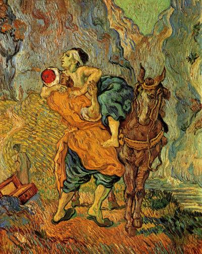 Vincent van Gogh The Good Samaritan after Delacroix