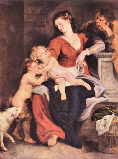 Peter Paul Rubens The Holy Family with the basket