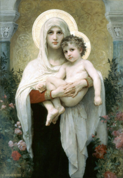 William-Adolphe Bouguereau The Madonna of the Roses