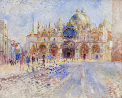 Pierre-Auguste Renoir The Piazza San Marco