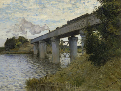 Claude Monet The Railroad bridge in Argenteuil