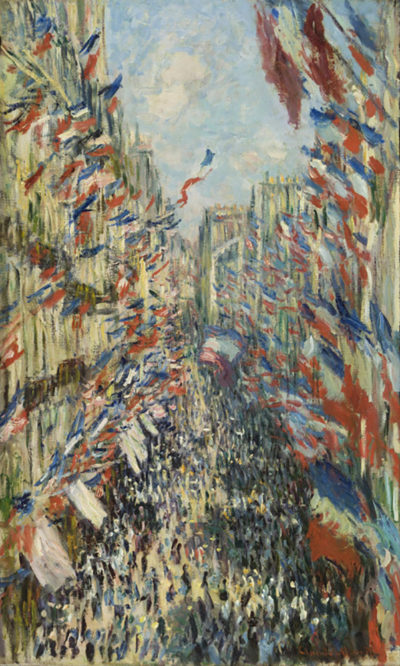 Claude Monet The Rue Montorgueil in Paris