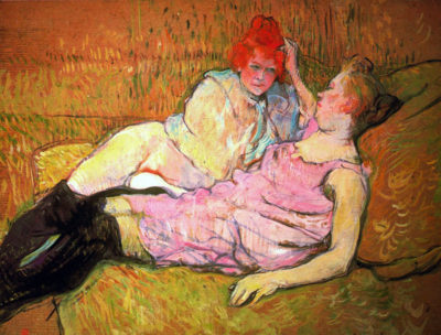 Henri de Toulouse-Lautrec The Sofa