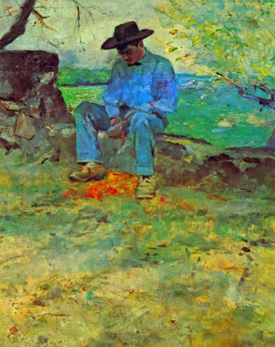 Henri de Toulouse-Lautrec The Young Routy in Celeyran