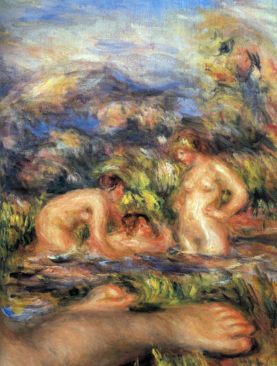 Pierre-Auguste Renoir The bathers (Detail)