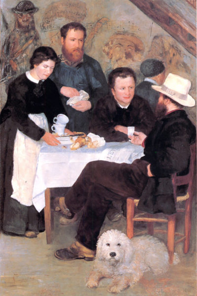 Pierre-Auguste Renoir The cabaret of Mm Antony