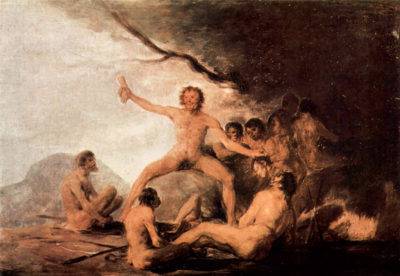Francisco Goya The cadaver of the Brebeuf Jesuit