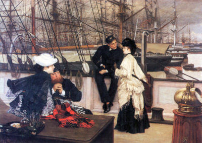 James Tissot The captain and his girl