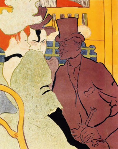 Henri de Toulouse-Lautrec The english man at the Moulin Rouge