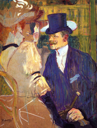 Henri de Toulouse-Lautrec The english man at the Moulin Rouge