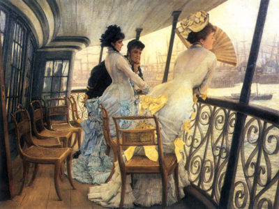 James Tissot The gallery of the H.M.S. Calcutta
