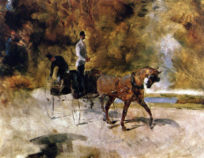Henri de Toulouse-Lautrec The one horse Carriage