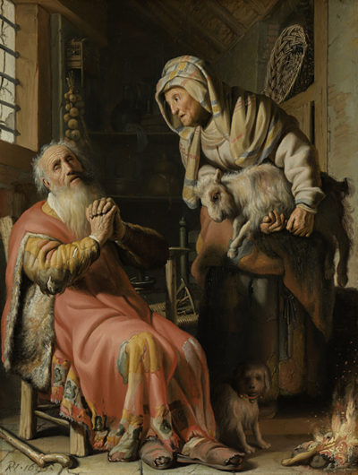 Rembrandt Harmensz. van Rijn Tobit and Anna with the Kid