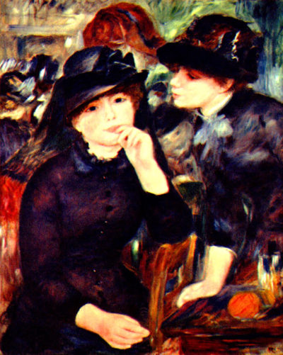 Pierre-Auguste Renoir Two girls in black