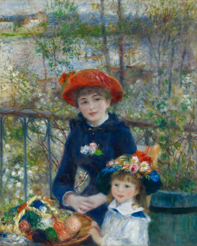 Pierre-Auguste Renoir Two sisters on the terrace 2