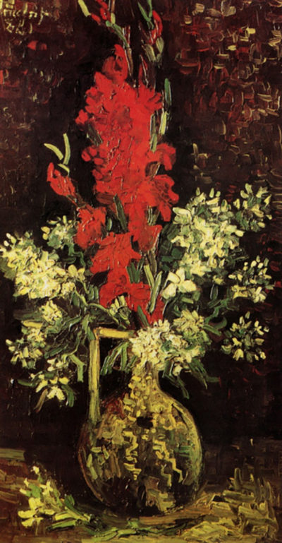 Vincent van Gogh Vase with Gladioli and Carnations