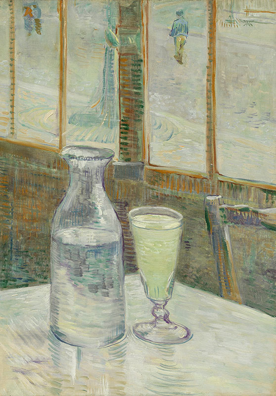 Vincent van Gogh Café Table with Absinthe