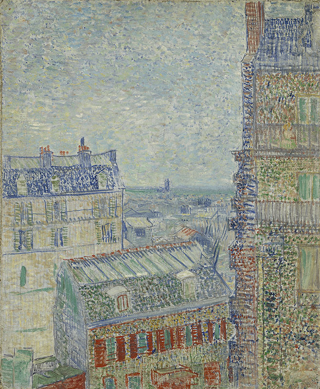 Vincent van Gogh View from Theo's Apartment