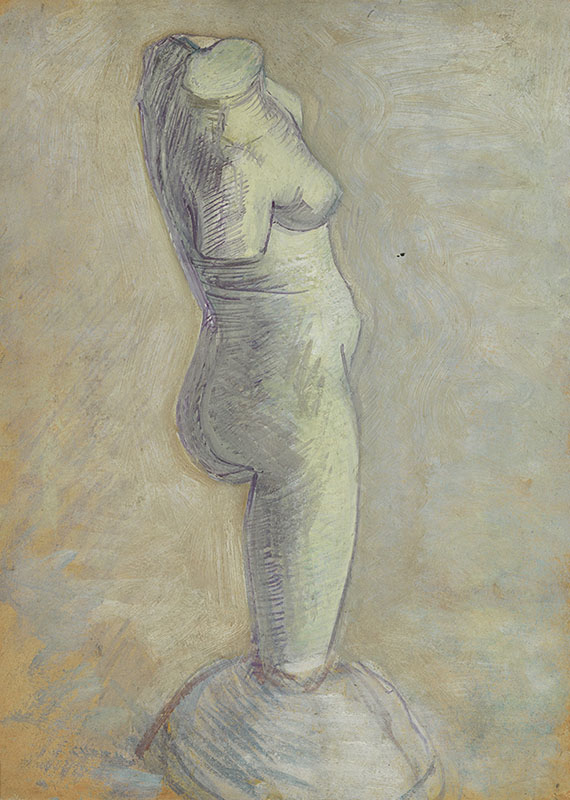 Vincent van Gogh Plaster Cast of a Woman's Torso