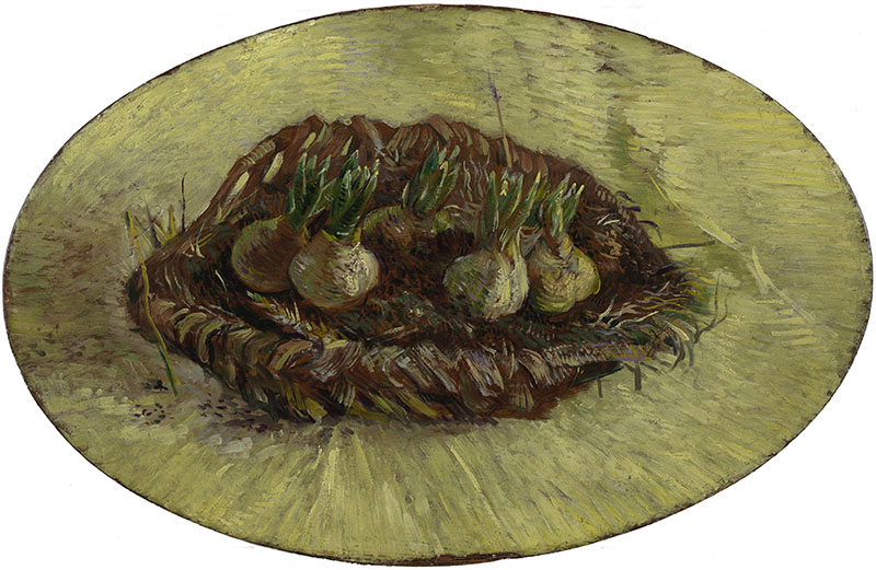 Vincent van Gogh Basket of Hyacinth Bulbs