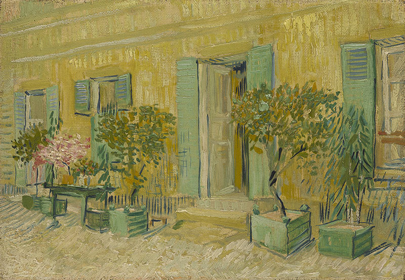 Vincent van Gogh Exterior of a Restaurant in Asnières