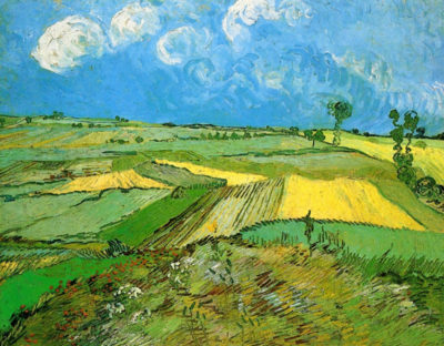 Vincent van Gogh Wheat Fields at Auvers Under Clouded Sky