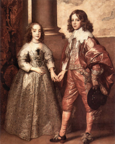 Antoon van Dyck William of Orange with his future bride