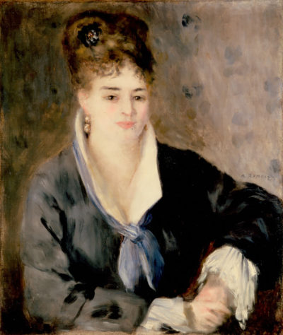 Pierre-Auguste Renoir Woman in black
